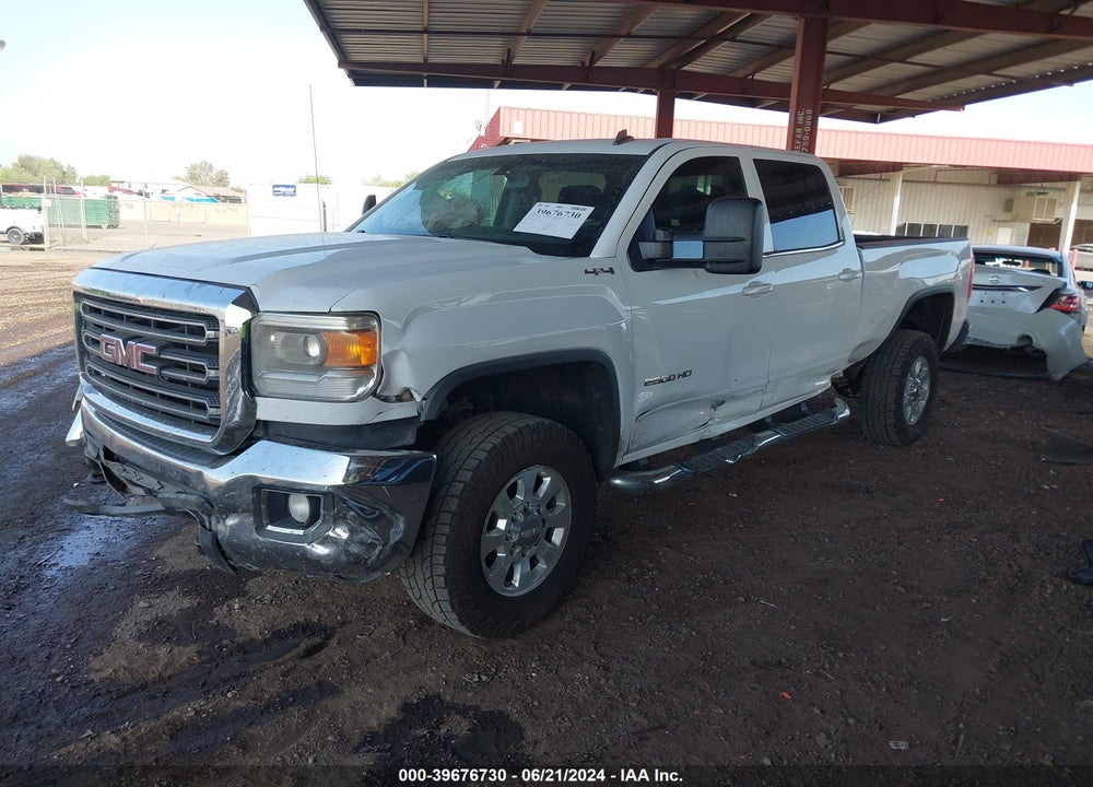 2015 GMC SIERRA 2500HD SLE VIN: 1GT12YEG8FF147191