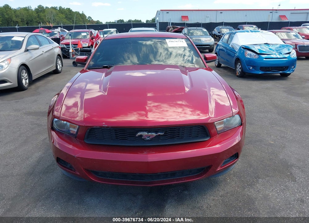 2012 FORD MUSTANG V6 PREMIUM VIN: 1ZVBP8AM7C5246472
