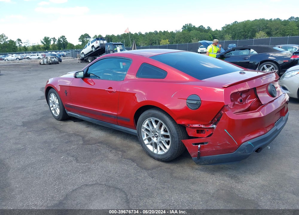 2012 FORD MUSTANG V6 PREMIUM VIN: 1ZVBP8AM7C5246472