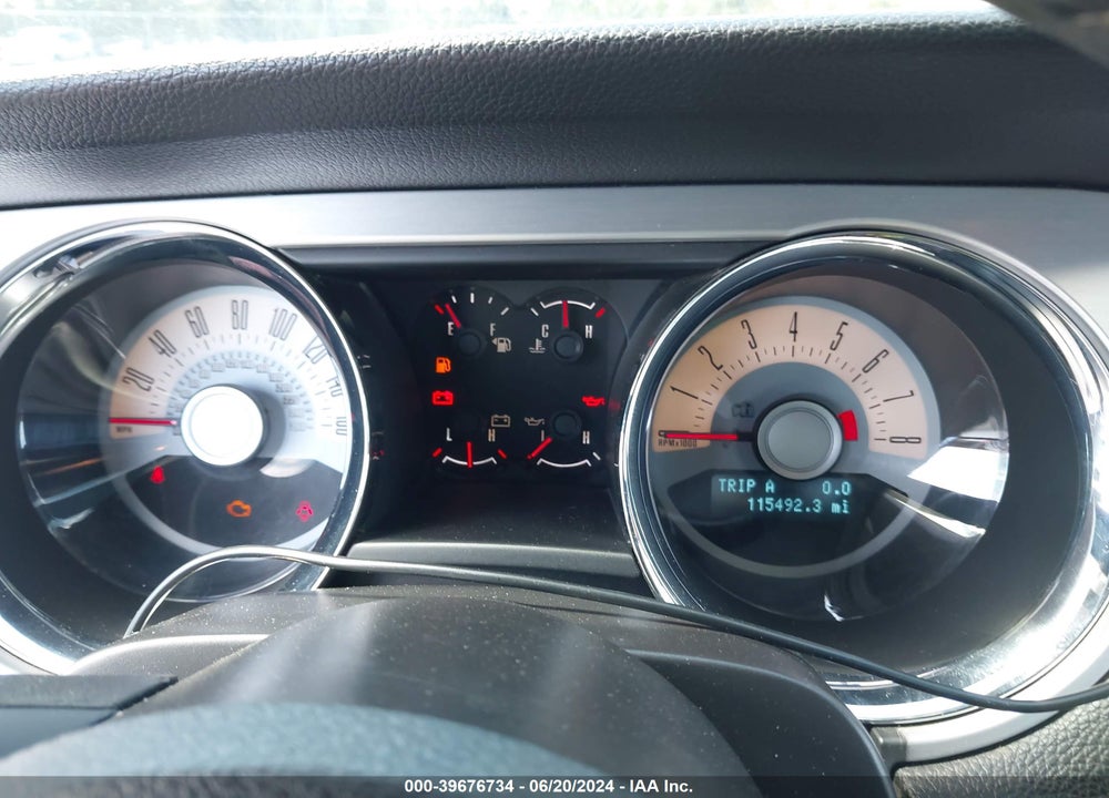 2012 FORD MUSTANG V6 PREMIUM VIN: 1ZVBP8AM7C5246472