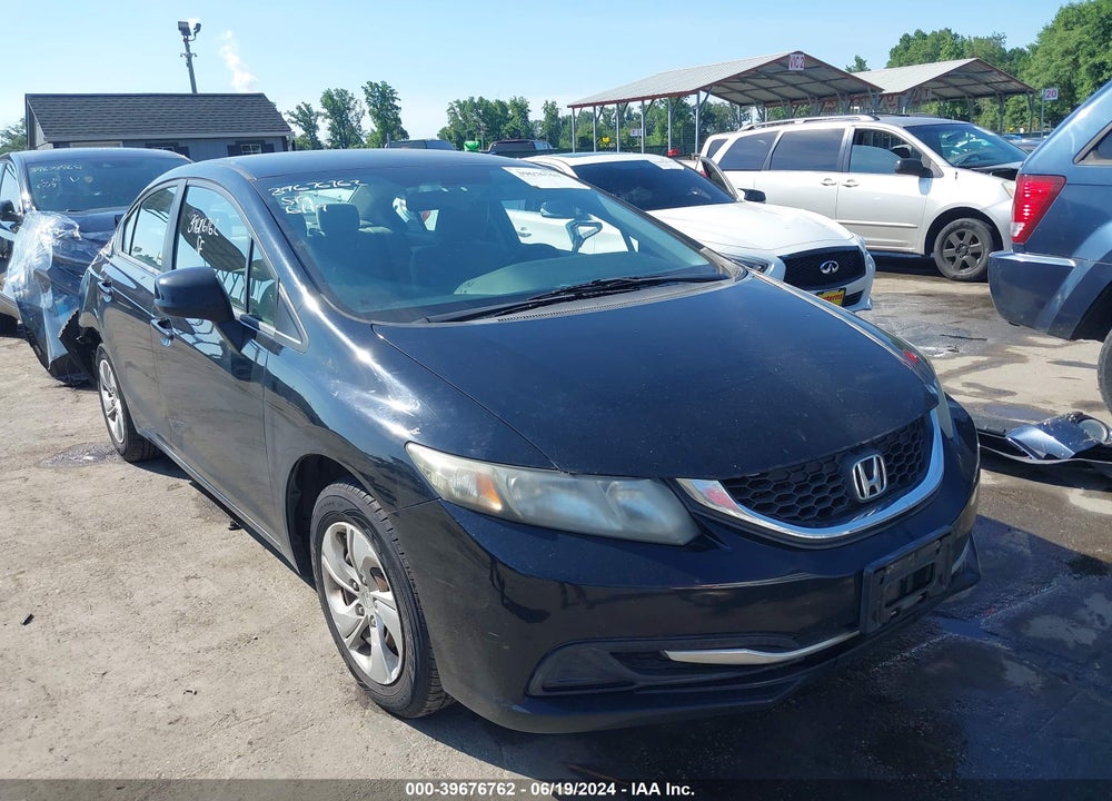2013 HONDA CIVIC LX VIN: 19XFB2F54DE205479