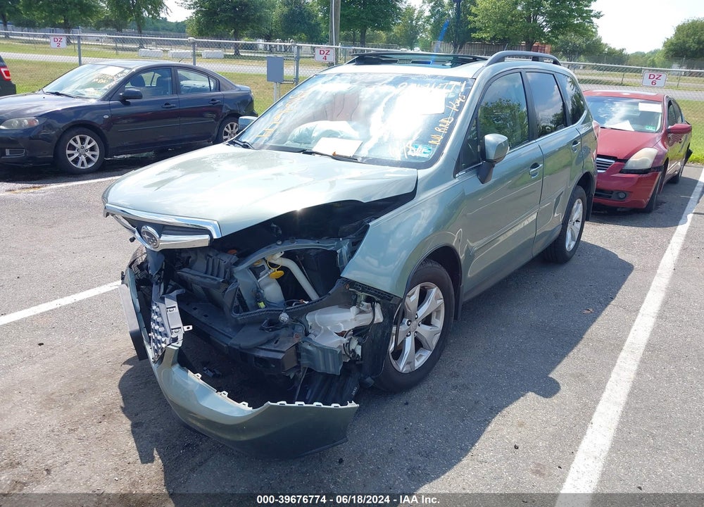2014 SUBARU FORESTER 2.5I TOURING VIN: JF2SJAMC9EH490884