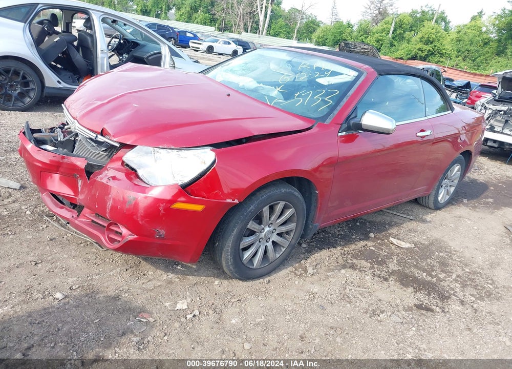 2010 CHRYSLER SEBRING LX VIN: 1C3BC4EBXAN115733
