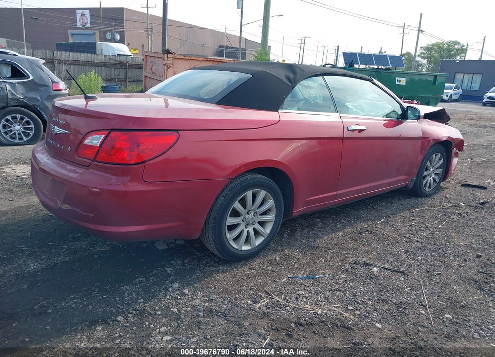 2010 CHRYSLER SEBRING LX VIN: 1C3BC4EBXAN115733