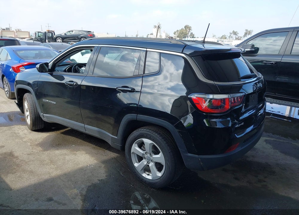 2018 JEEP COMPASS LATITUDE 4X4 VIN: 3C4NJDBB2JT349691