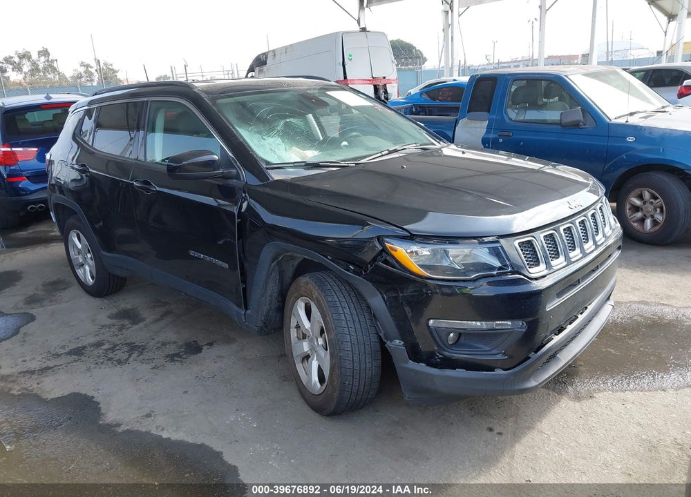 2018 JEEP COMPASS LATITUDE 4X4 VIN: 3C4NJDBB2JT349691