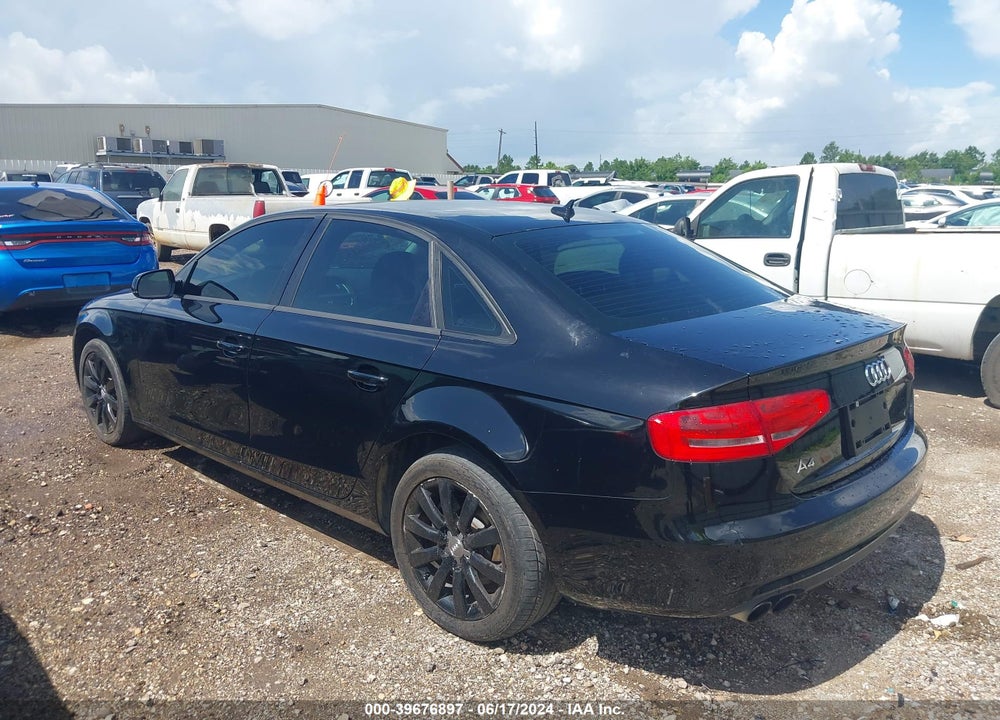 2014 AUDI A4 VIN: WAUAFAFL2EN031400