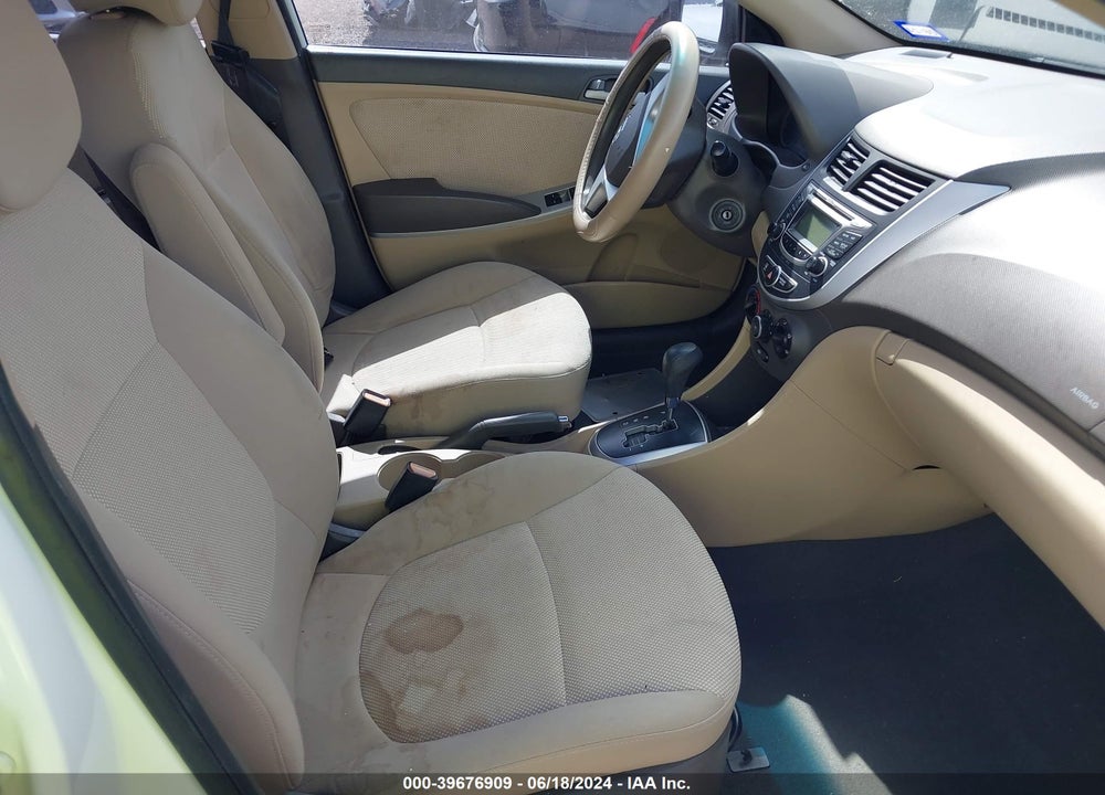 2013 HYUNDAI ACCENT GLS VIN: KMHCT4AE8DU488050