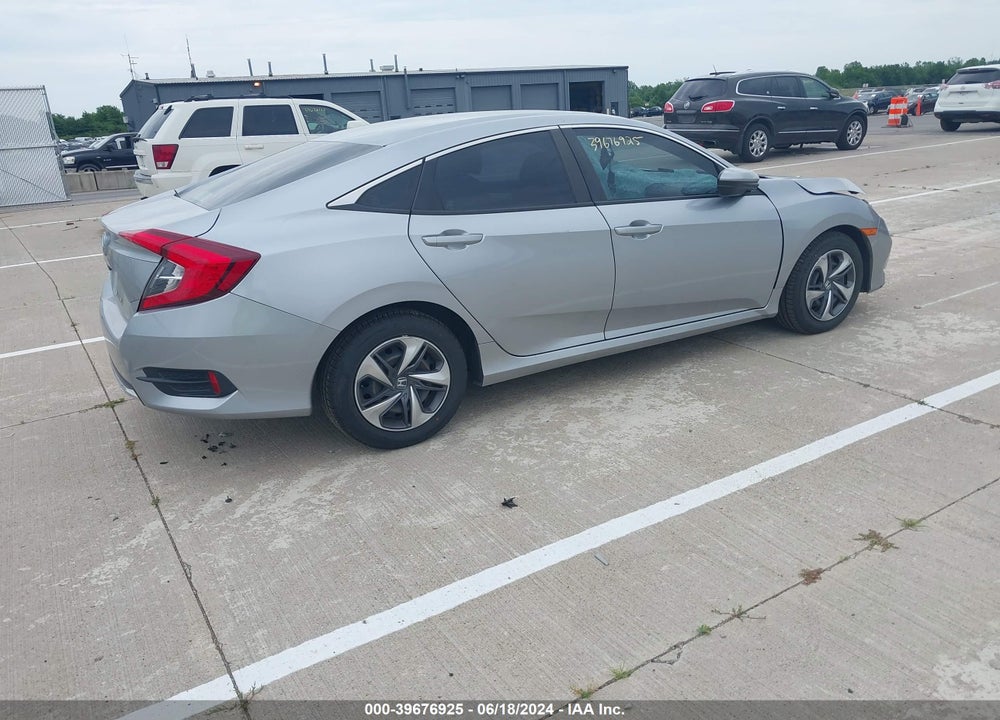2020 HONDA CIVIC LX VIN: 2HGFC2F65LH580016