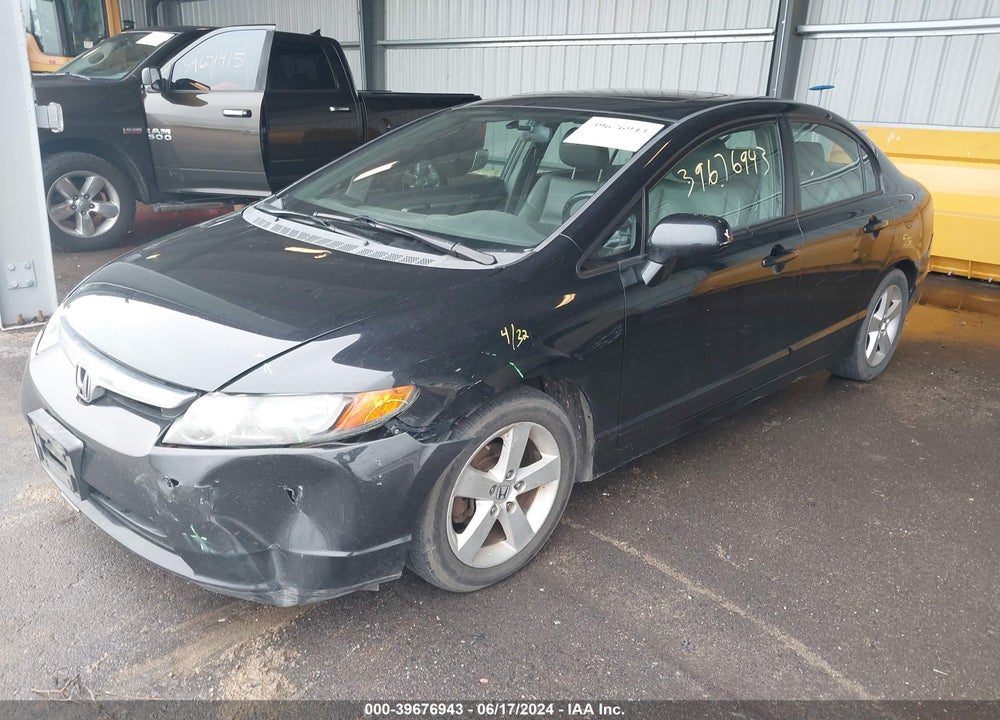 2008 HONDA CIVIC EX-L VIN: 2HGFA169X8H357276