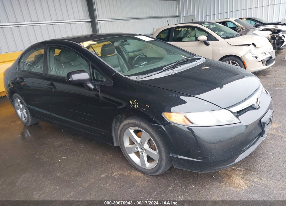 2008 HONDA CIVIC EX-L VIN: 2HGFA169X8H357276