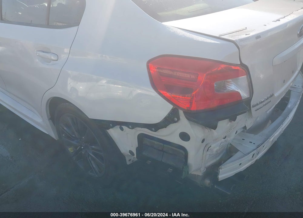 2015 SUBARU WRX VIN: JF1VA1A6XF9835903