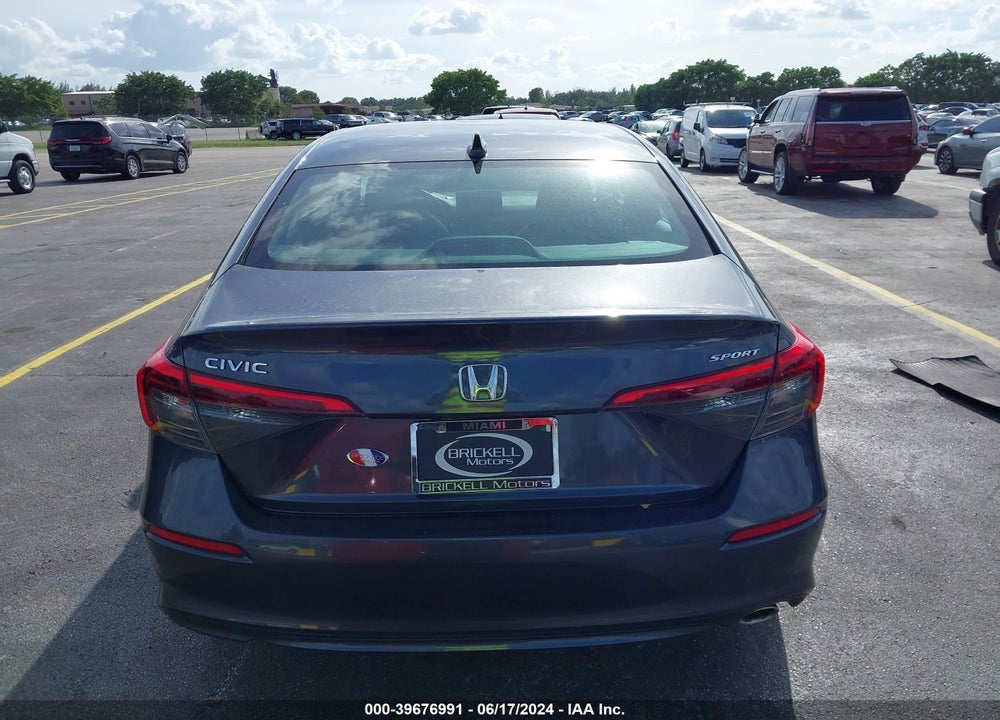 2022 HONDA CIVIC SPORT VIN: 2HGFE2F54NH533841