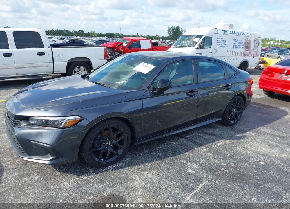 2022 HONDA CIVIC SPORT VIN: 2HGFE2F54NH533841