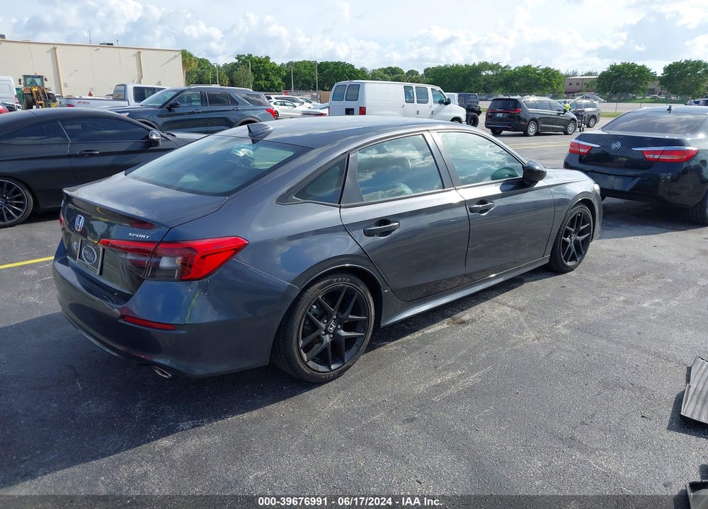 2022 HONDA CIVIC SPORT VIN: 2HGFE2F54NH533841