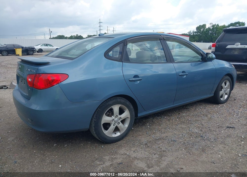 2007 HYUNDAI ELANTRA GLS/LIMITED/SE VIN: KMHDU46D07U173300
