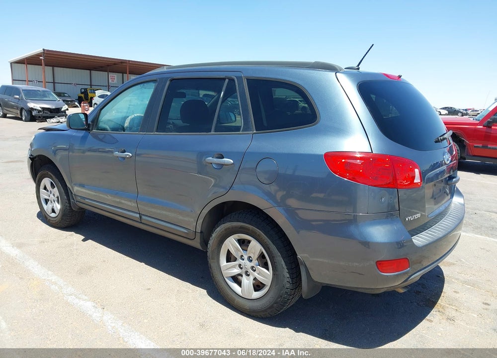 2009 HYUNDAI SANTA FE GLS VIN: 5NMSG13D69H330666
