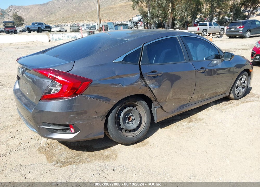 2019 HONDA CIVIC LX VIN: 2HGFC2F62KH566234