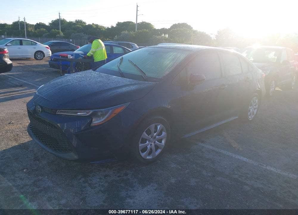 2022 TOYOTA COROLLA LE VIN: 5YFEPMAE6NP388318