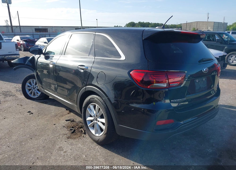 2019 KIA SORENTO 2.4L L VIN: 5XYPG4A34KG579520