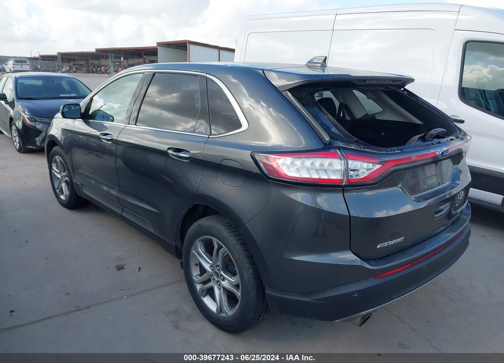 2016 FORD EDGE TITANIUM VIN: 2FMPK3K94GBB21821