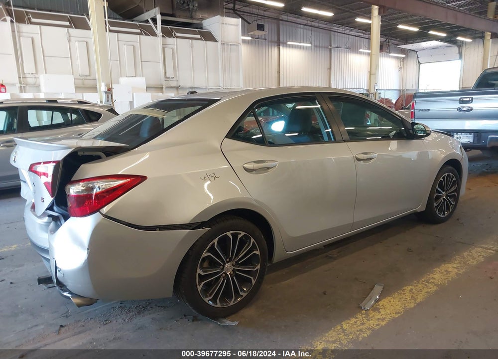 2014 TOYOTA COROLLA S PLUS VIN: 2T1BURHE5EC015575