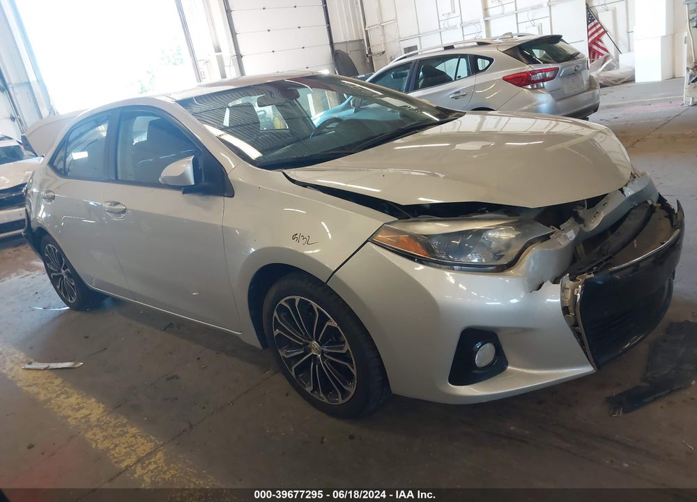 2014 TOYOTA COROLLA S PLUS VIN: 2T1BURHE5EC015575