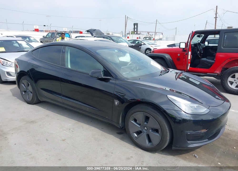 2022 TESLA MODEL 3 REAR-WHEEL DRIVE VIN: 5YJ3E1EA7NF107934