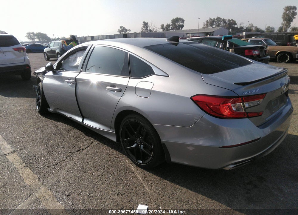 2022 HONDA ACCORD SEDAN VIN: 1HGCV1F30NA032908