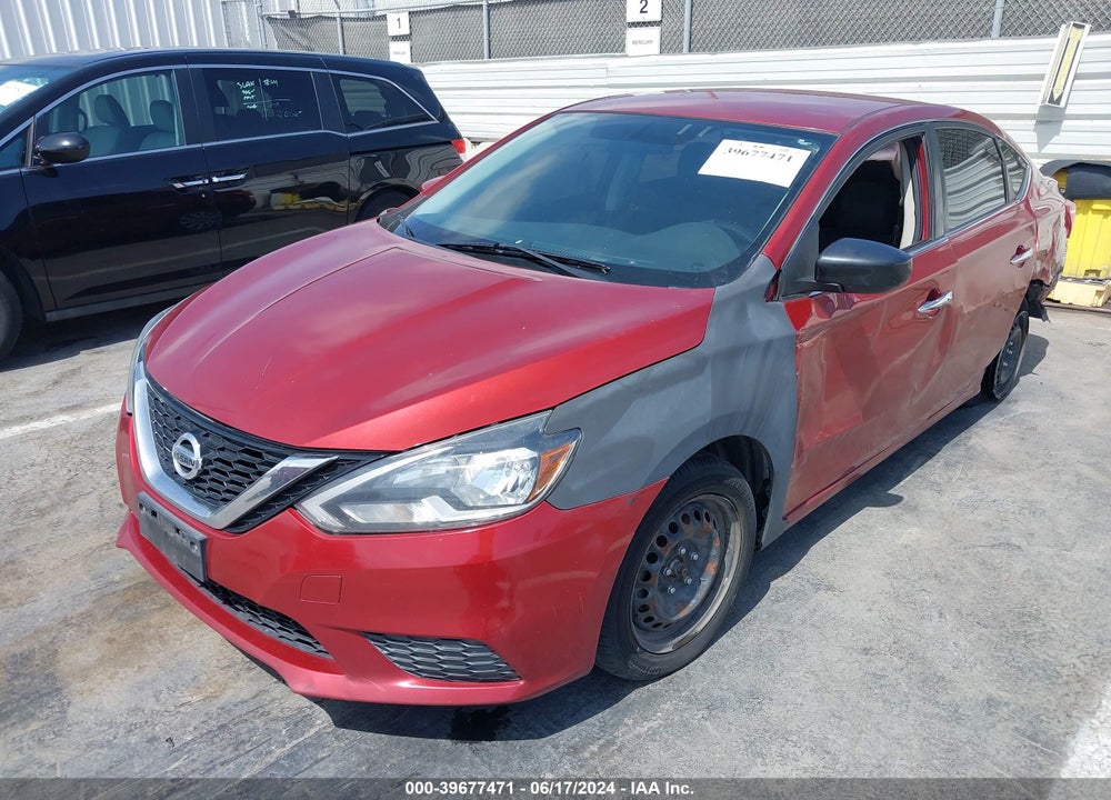 2017 NISSAN SENTRA SV VIN: 3N1AB7AP1HY310343