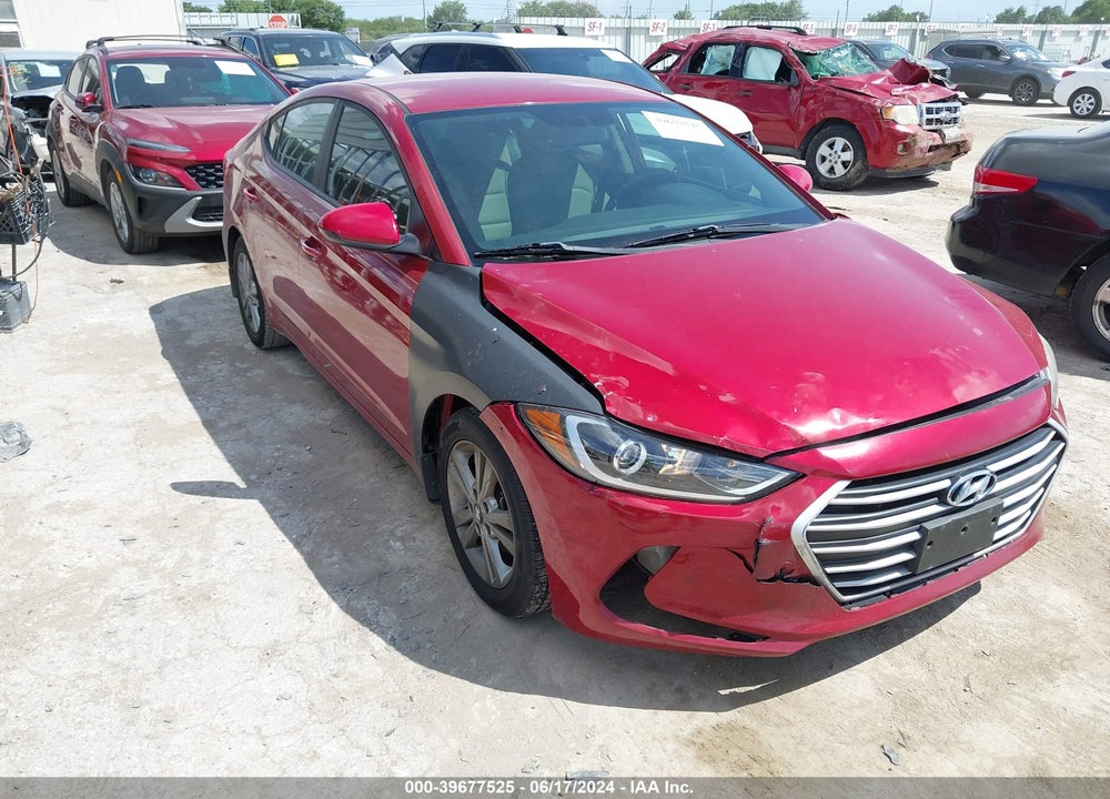 2017 HYUNDAI ELANTRA SE VIN: KMHD84LF6HU370466
