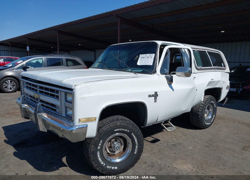 1985 CHEVROLET BLAZER K10 VIN: 1G8EK18C0FF179659