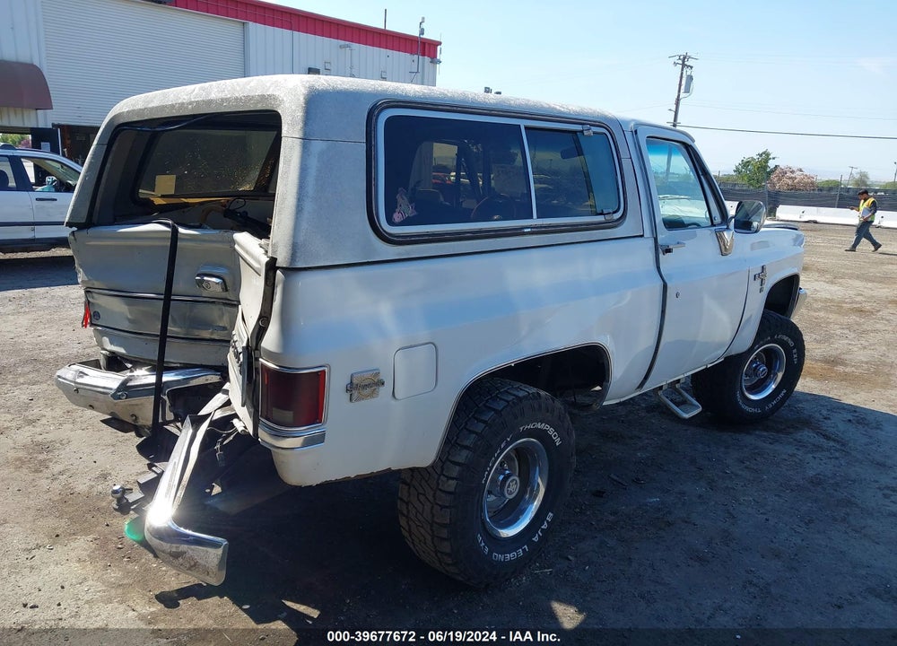 1985 CHEVROLET BLAZER K10 VIN: 1G8EK18C0FF179659