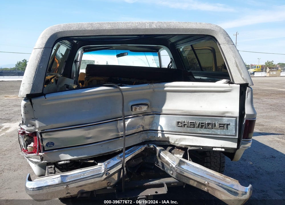 1985 CHEVROLET BLAZER K10 VIN: 1G8EK18C0FF179659