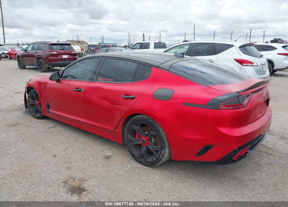 2018 KIA STINGER GT2 VIN: KNAE55LC9J6025369