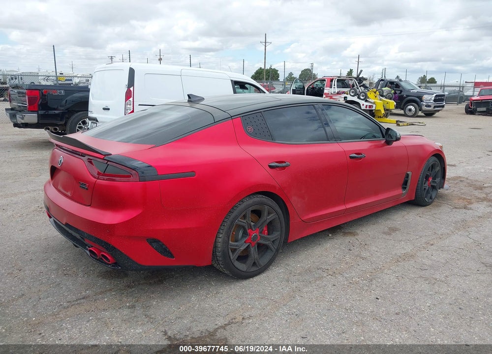 2018 KIA STINGER GT2 VIN: KNAE55LC9J6025369