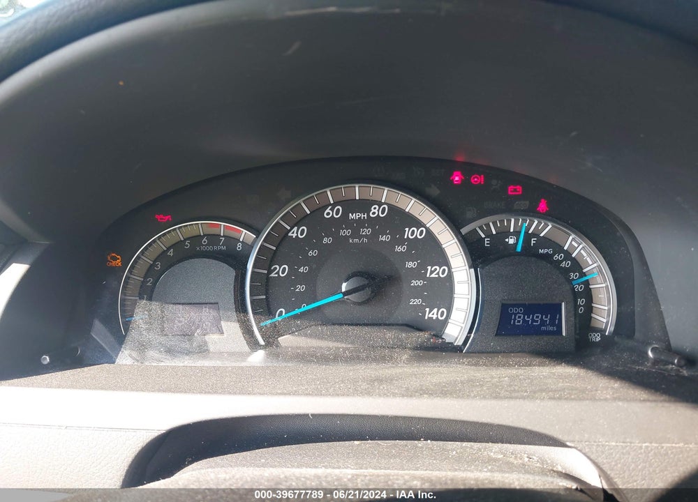 2012 TOYOTA CAMRY SE V6 VIN: 4T1BK1FK4CU009844