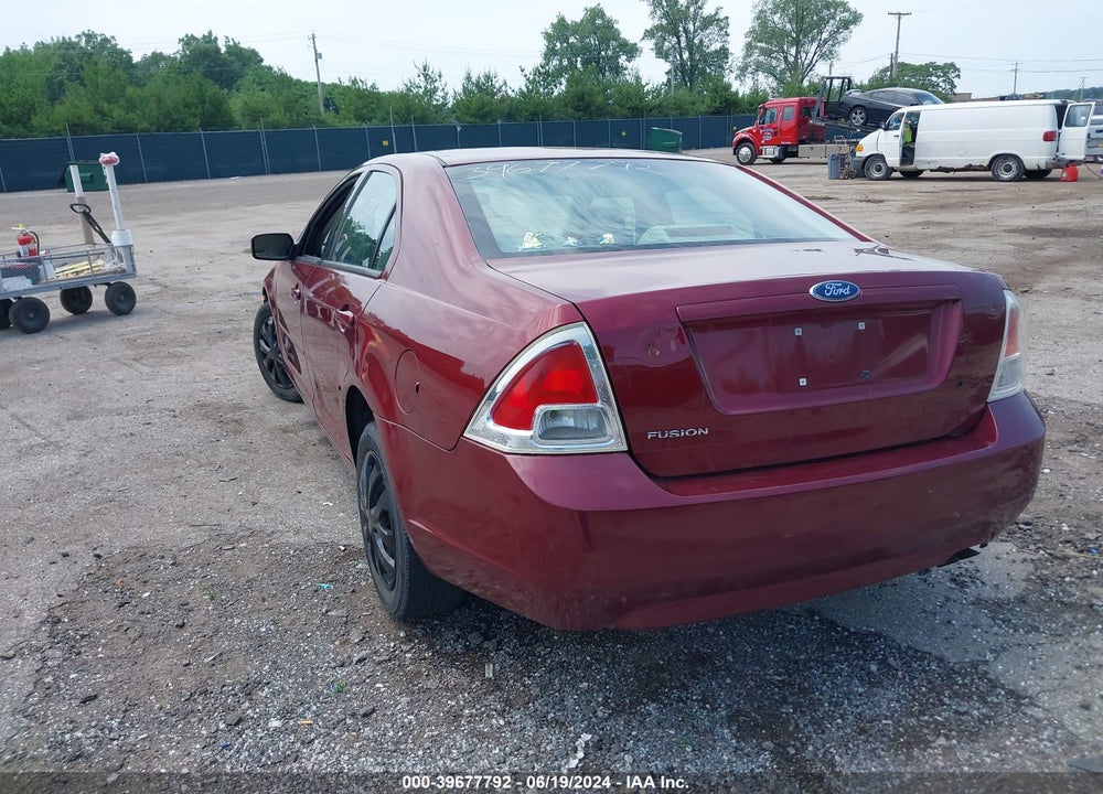 2006 FORD FUSION S VIN: 3FAFP06Z86R143918