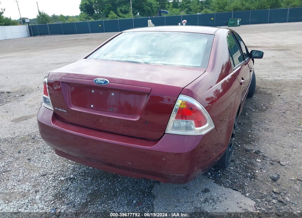 2006 FORD FUSION S VIN: 3FAFP06Z86R143918