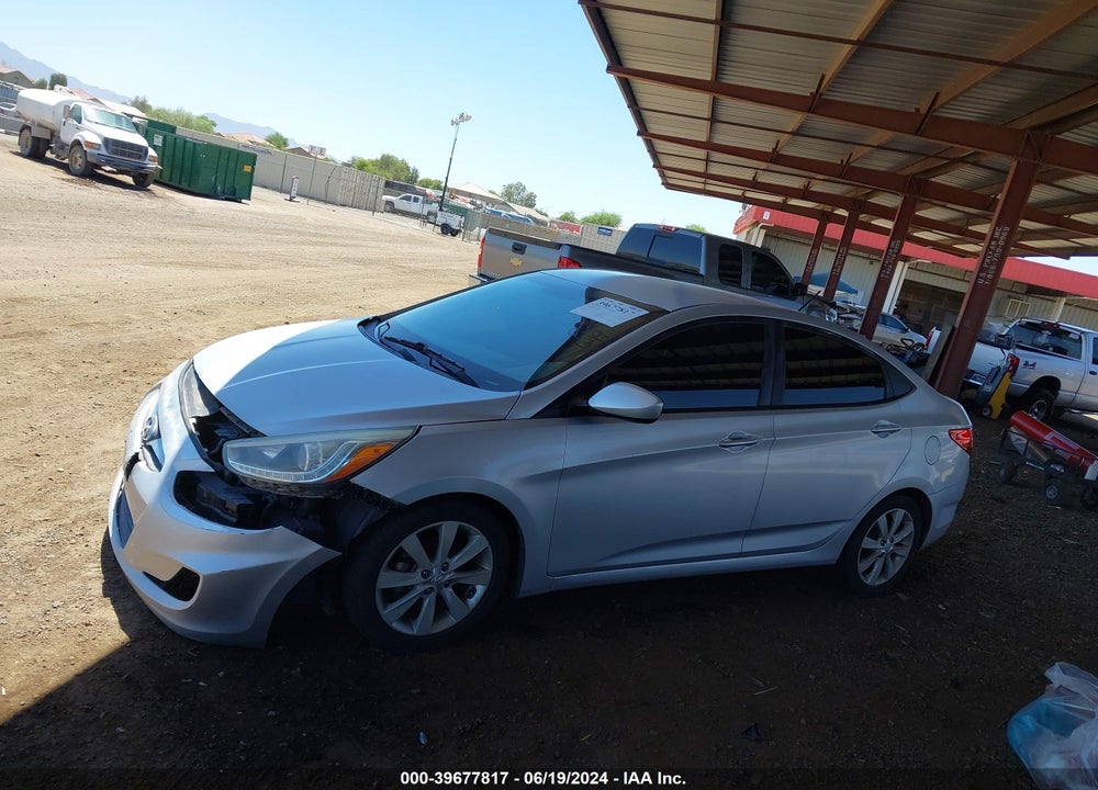 2014 HYUNDAI ACCENT GLS VIN: KMHCU4AE0EU679539