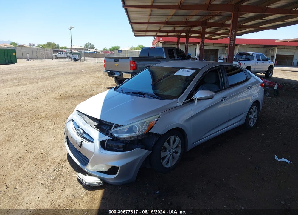 2014 HYUNDAI ACCENT GLS VIN: KMHCU4AE0EU679539
