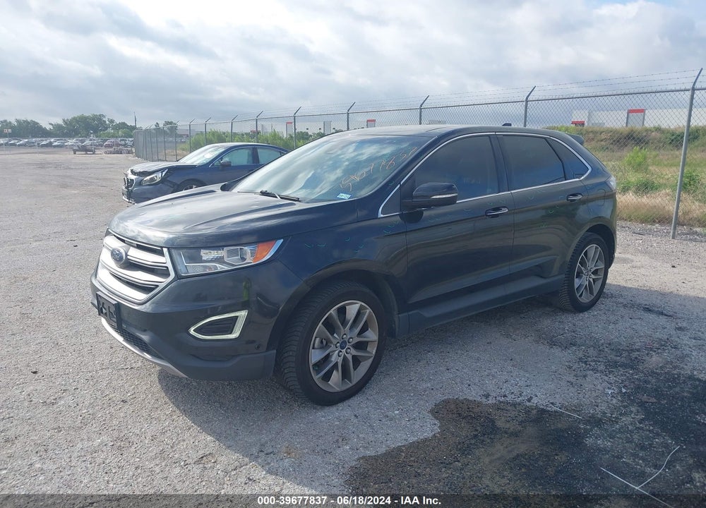 2015 FORD EDGE TITANIUM VIN: 2FMPK3K8XFBB60225