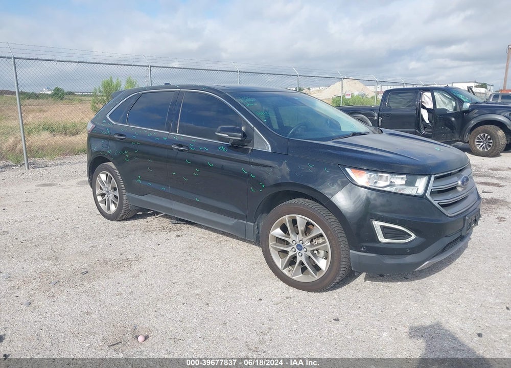 2015 FORD EDGE TITANIUM VIN: 2FMPK3K8XFBB60225