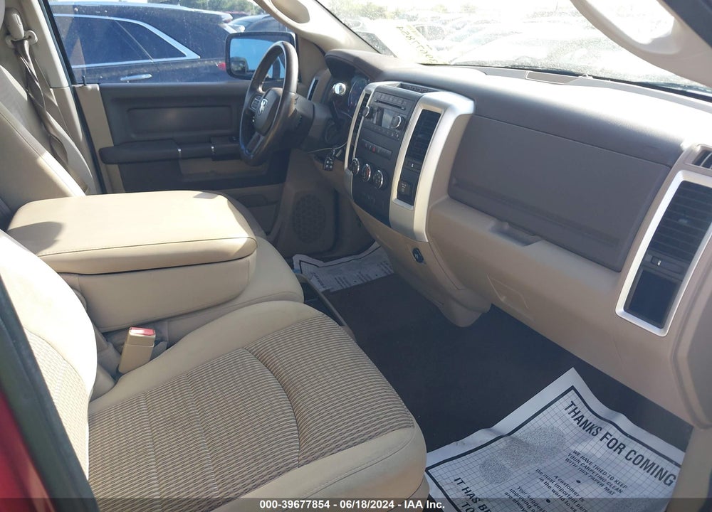 2012 RAM 1500 SLT VIN: 1C6RD6LT4CS268649