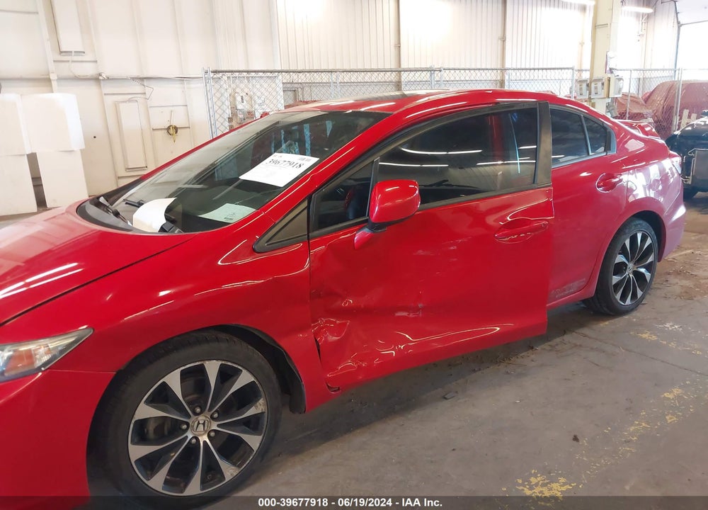 2013 HONDA CIVIC SI VIN: 2HGFB6E52DH705297