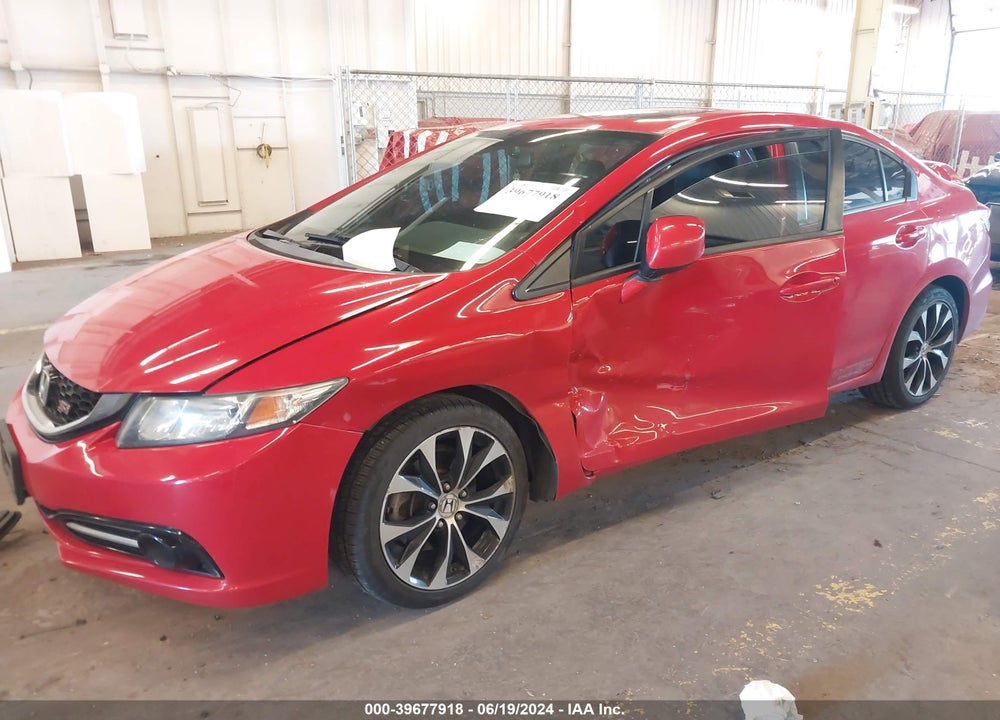 2013 HONDA CIVIC SI VIN: 2HGFB6E52DH705297