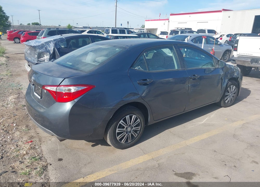 2014 TOYOTA COROLLA L VIN: 5YFBURHEXEP128342