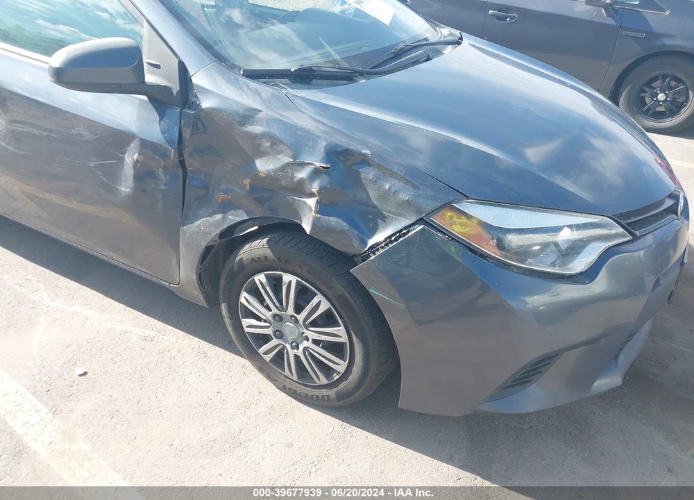 2014 TOYOTA COROLLA L VIN: 5YFBURHEXEP128342