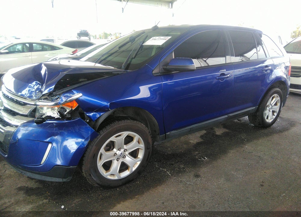2013 FORD EDGE SEL VIN: 2FMDK4JC0DBA68746