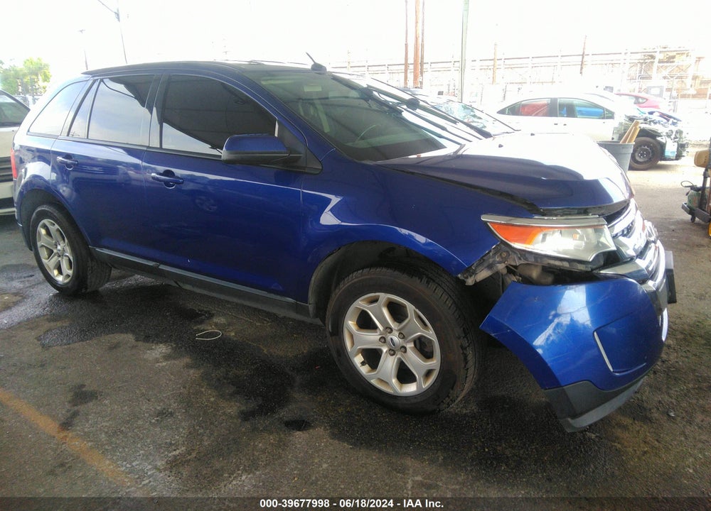 2013 FORD EDGE SEL VIN: 2FMDK4JC0DBA68746